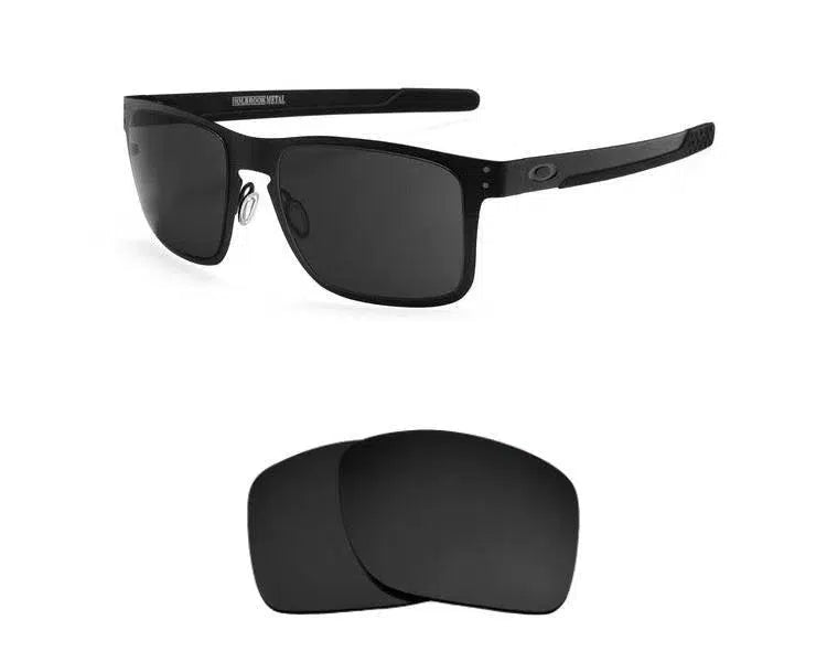 Oakley Holbrook Metal-Replacement Lenses-Volcanic Black-Non-Polarized-Seek Optics