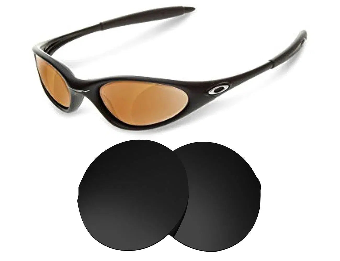 Buy Revant Polarized Replacement Lenses for Oakley Minute 1.0Black Chrome  MirrorShield at Amazon.in
