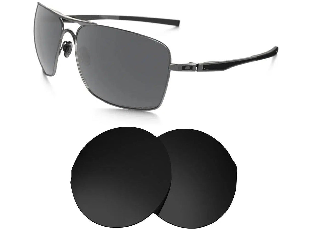 Oakley Plaintiff Squared-Replacement Lenses-Volcanic Black-Non-Polarized-Seek Optics