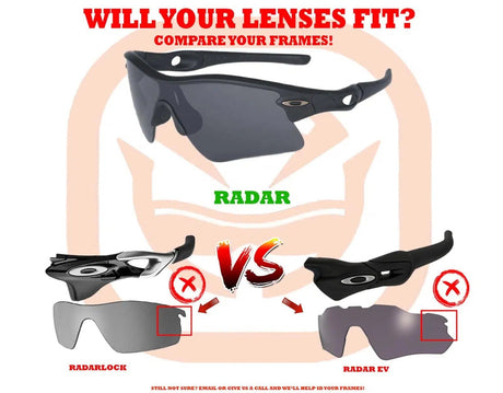 Oakley Radar Series-Rubber Kit-Seek Optics