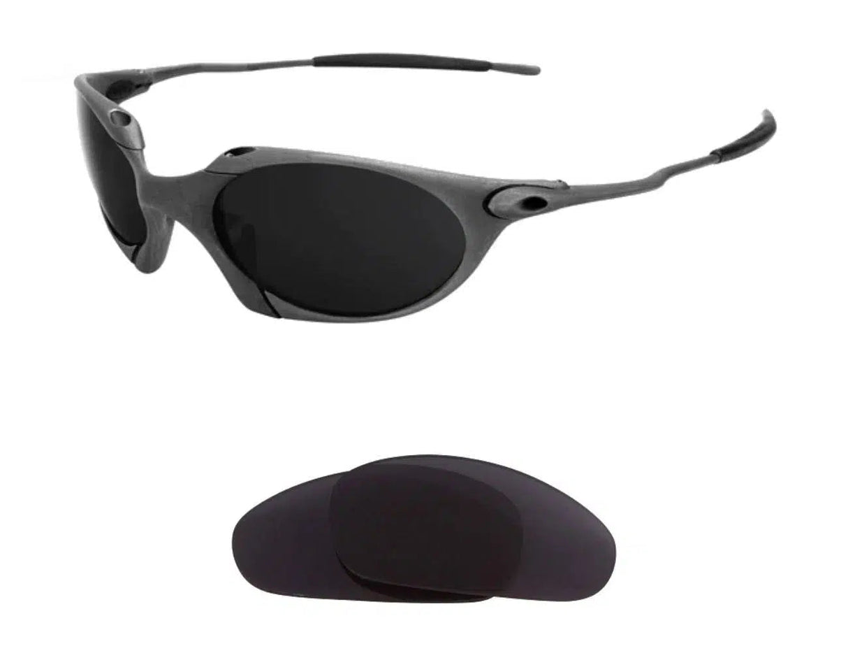 Oakley Romeo 1.0-Replacement Lenses-Volcanic Black-Non-Polarized-Seek Optics