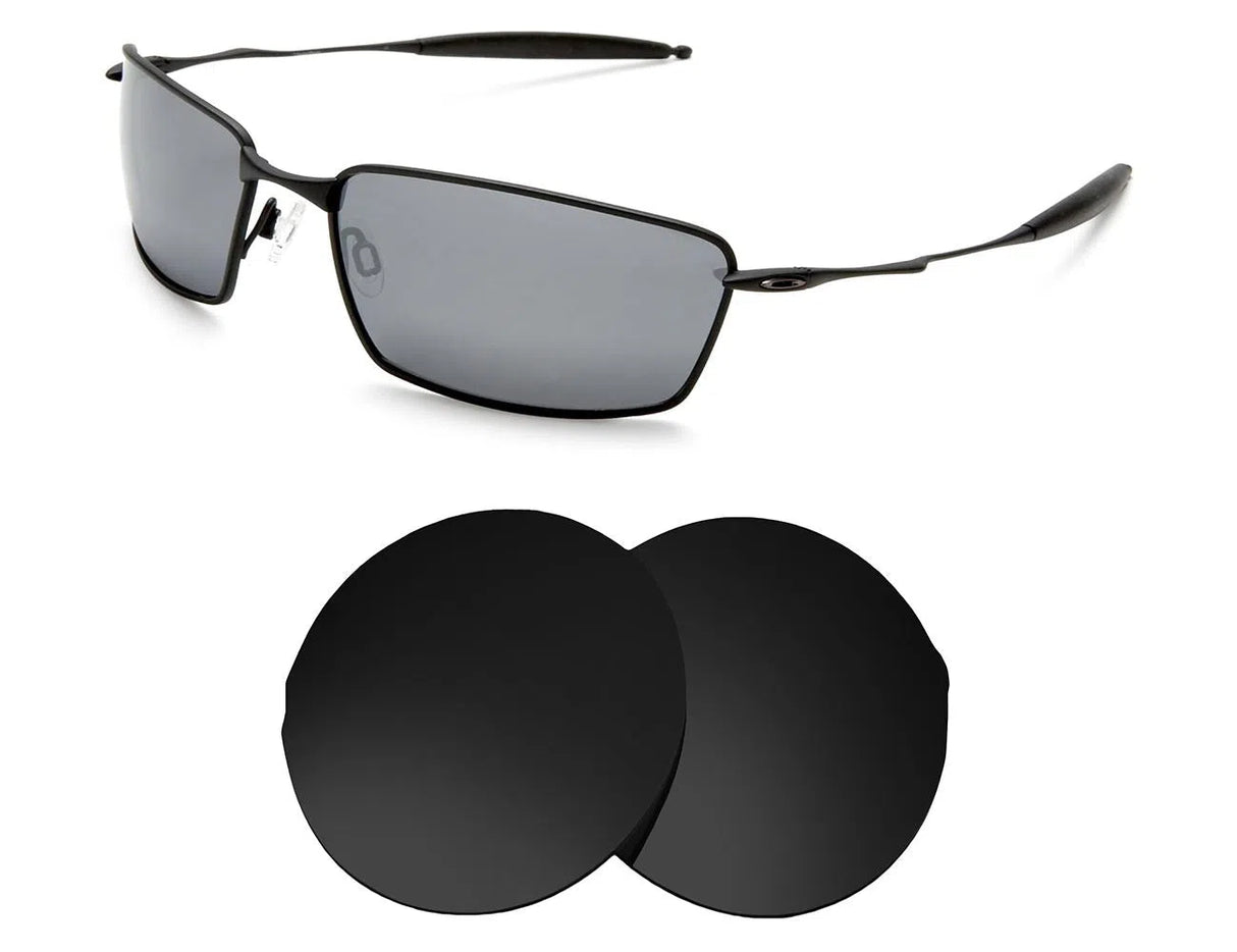 Oakley Square Whisker-Replacement Lenses-Volcanic Black-Non-Polarized-Seek Optics