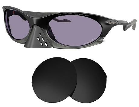 Oakley Plantaris (63mm)-Replacement Lenses-Volcanic Black-Non-Polarized-Seek Optics