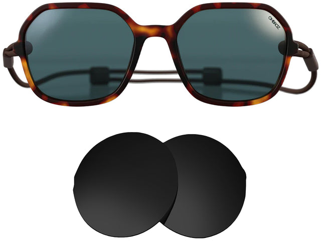 Ombraz Cammina-Replacement Lenses-Volcanic Black-Non-Polarized-Seek Optics