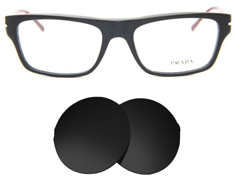 Prada VPR 18R (55mm)-Replacement Lenses-Volcanic Black-Non-Polarized-Seek Optics