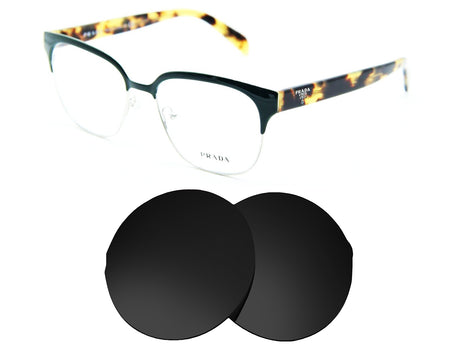 Prada VPR 54S (52mm)-Replacement Lenses-Volcanic Black-Non-Polarized-Seek Optics