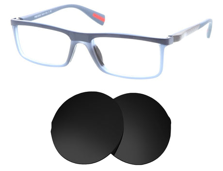 Prada VPS 53E (56mm)-Replacement Lenses-Volcanic Black-Non-Polarized-Seek Optics