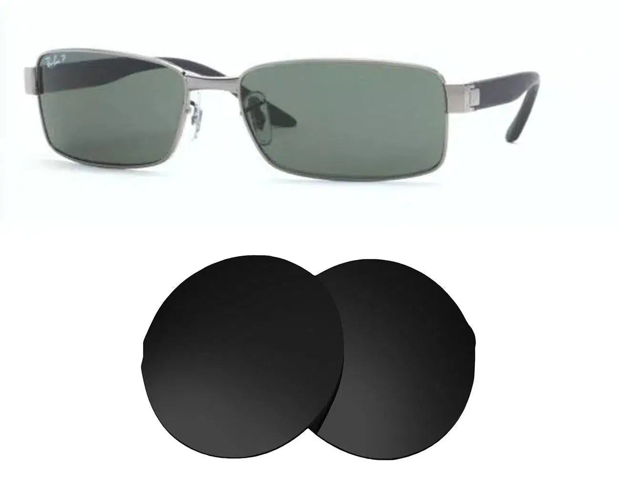 Ray-Ban RB3272 61mm-Replacement Lenses-Volcanic Black-Non-Polarized-Seek Optics