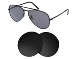 Ray-Ban RB 3625 62mm New Aviator-Replacement Lenses-Volcanic Black-Non-Polarized-Seek Optics