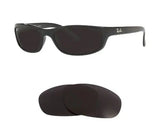 Ray-Ban RB 4115 57mm-Replacement Lenses-Volcanic Black-Non-Polarized-Seek Optics