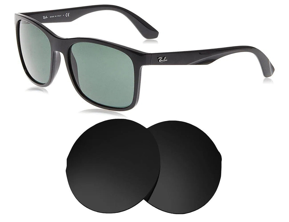 Ray-Ban RB 4232 57mm-Replacement Lenses-Volcanic Black-Non-Polarized-Seek Optics