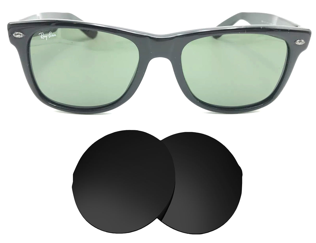 Ray-Ban RB2113 (54mm)-Replacement Lenses-Volcanic Black-Non-Polarized-Seek Optics