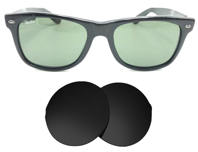 Ray-Ban RB2113 (54mm)-Replacement Lenses-Volcanic Black-Non-Polarized-Seek Optics