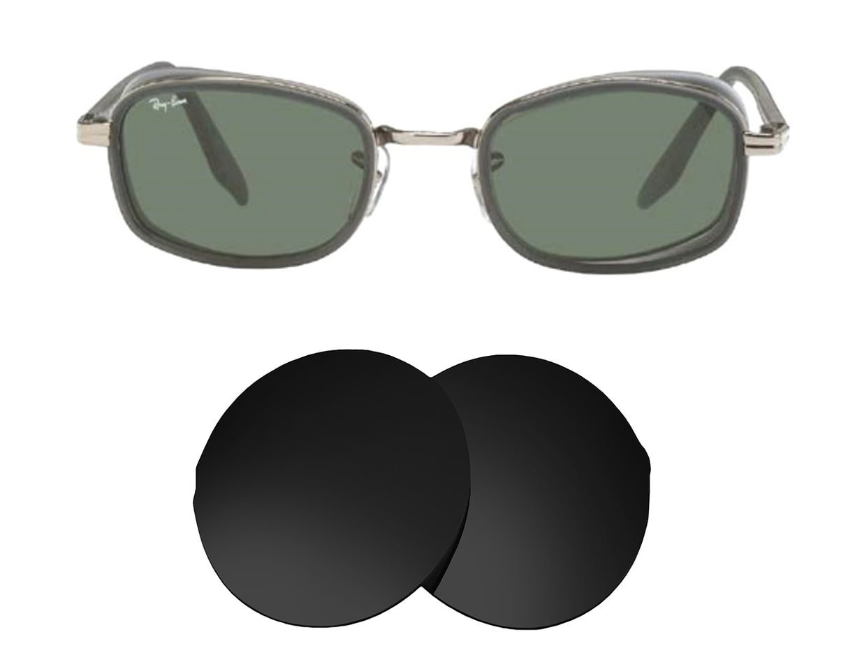 Ray-Ban RB3038 (50mm)-Replacement Lenses-Volcanic Black-Non-Polarized-Seek Optics