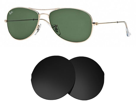 Ray-Ban RB3352 (59mm)-Replacement Lenses-Volcanic Black-Non-Polarized-Seek Optics