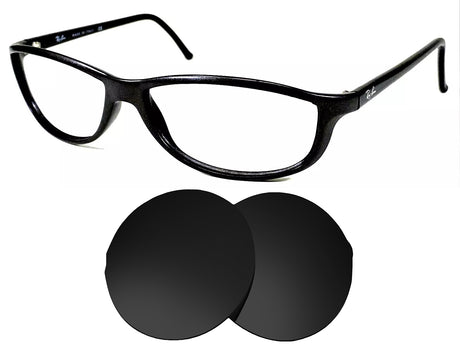 Ray-Ban RB4009 PS Potion (61mm)-Replacement Lenses-Volcanic Black-Non-Polarized-Seek Optics
