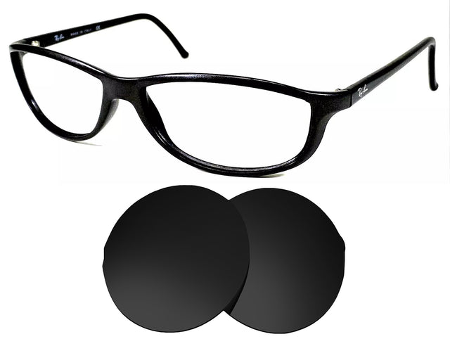 Ray-Ban RB4009 PS Potion (61mm)-Replacement Lenses-Volcanic Black-Non-Polarized-Seek Optics