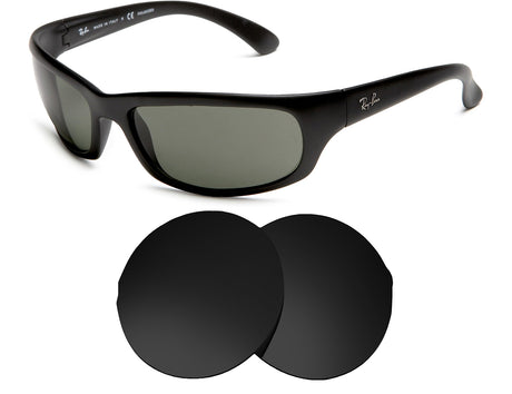 Ray-Ban RB4026 Shot (63mm)-Replacement Lenses-Volcanic Black-Non-Polarized-Seek Optics