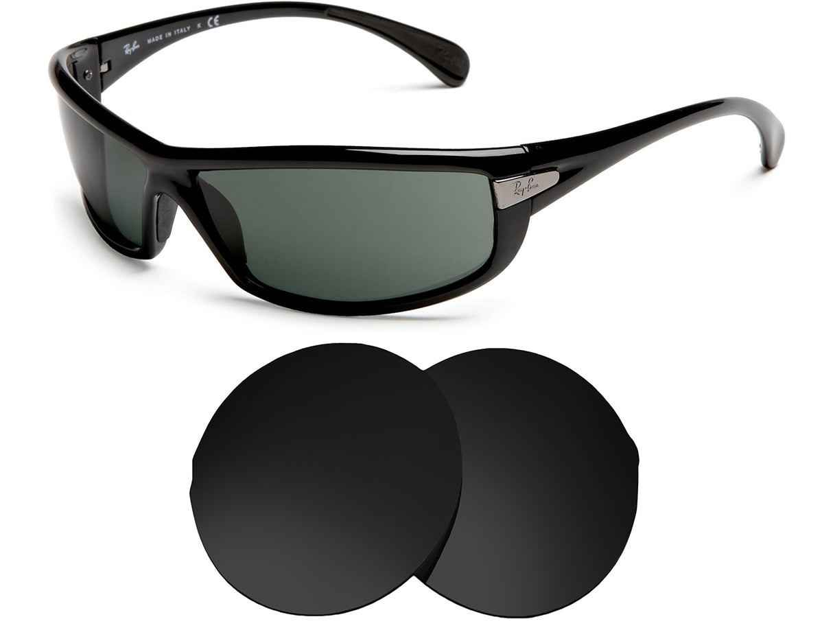 Ray-Ban RB4054 (67mm)-Replacement Lenses-Volcanic Black-Non-Polarized-Seek Optics