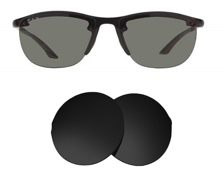 Ray-Ban RB4065 (63mm)-Replacement Lenses-Volcanic Black-Non-Polarized-Seek Optics
