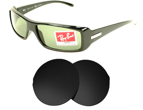 Ray-Ban RB4094 (58mm)-Replacement Lenses-Volcanic Black-Non-Polarized-Seek Optics