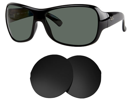 Ray-Ban RB4097 (63mm)-Replacement Lenses-Volcanic Black-Non-Polarized-Seek Optics