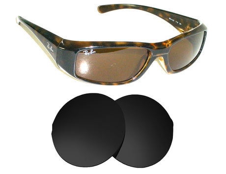Ray-Ban RB4103 (57mm)-Replacement Lenses-Volcanic Black-Non-Polarized-Seek Optics