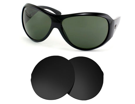 Ray-Ban RB4104 (65mm)-Replacement Lenses-Volcanic Black-Non-Polarized-Seek Optics