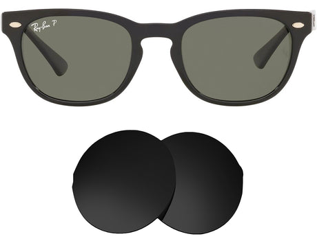 Ray-Ban RB4140 (49mm)-Replacement Lenses-Volcanic Black-Non-Polarized-Seek Optics