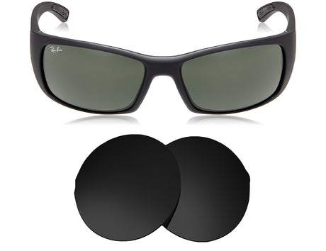 Ray-Ban RB4149 (60mm)-Replacement Lenses-Volcanic Black-Non-Polarized-Seek Optics