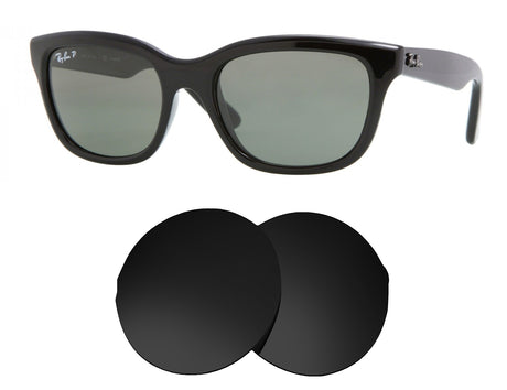 Ray-Ban RB4159 (55mm)-Replacement Lenses-Volcanic Black-Non-Polarized-Seek Optics