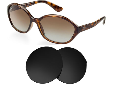 Ray-Ban RB4164 (62mm)-Replacement Lenses-Volcanic Black-Non-Polarized-Seek Optics