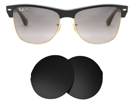 Ray-Ban RB4075 (61mm)-Replacement Lenses-Volcanic Black-Non-Polarized-Seek Optics