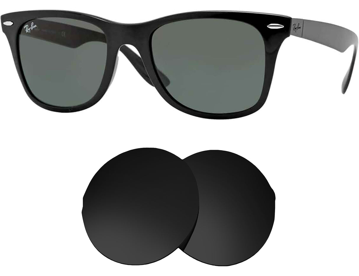 Ray-Ban RB4195 (52mm)-Replacement Lenses-Volcanic Black-Non-Polarized-Seek Optics