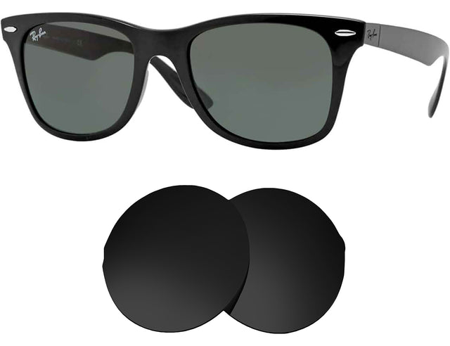 Ray-Ban RB4195 (52mm)-Replacement Lenses-Volcanic Black-Non-Polarized-Seek Optics