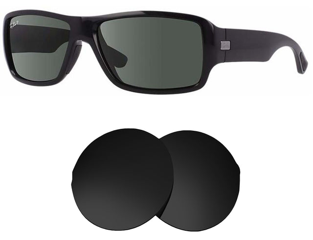Ray-Ban RB4199 (61mm)-Replacement Lenses-Volcanic Black-Non-Polarized-Seek Optics