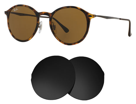 Ray-Ban RB4224 (49mm)-Replacement Lenses-Volcanic Black-Non-Polarized-Seek Optics