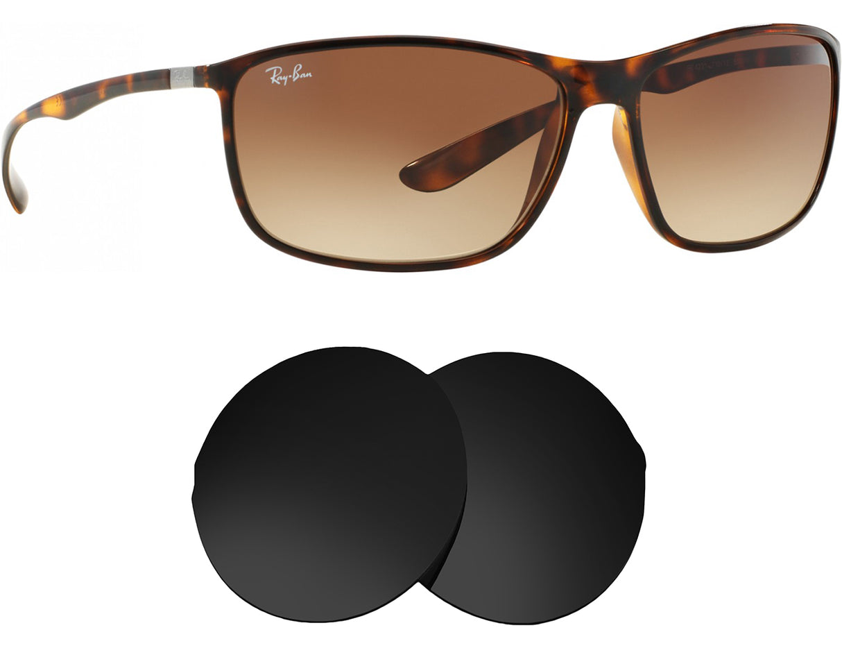 Ray-Ban RB4231 (65mm)-Replacement Lenses-Volcanic Black-Non-Polarized-Seek Optics