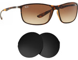 Ray-Ban RB4231 (65mm)-Replacement Lenses-Volcanic Black-Non-Polarized-Seek Optics