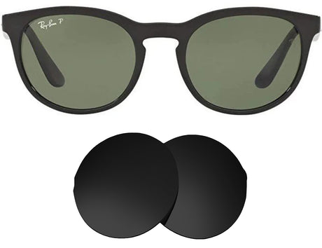 Ray-Ban RB4252 (51mm)-Replacement Lenses-Volcanic Black-Non-Polarized-Seek Optics