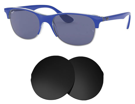 Ray-Ban RB4319 (55mm)-Replacement Lenses-Volcanic Black-Non-Polarized-Seek Optics