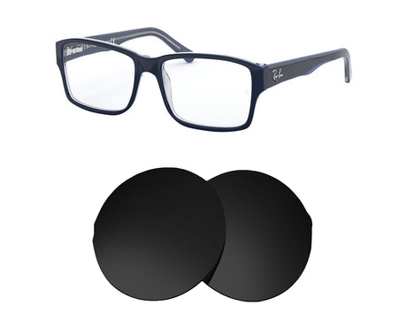 Ray-Ban RB5169 (54mm)-Replacement Lenses-Volcanic Black-Non-Polarized-Seek Optics
