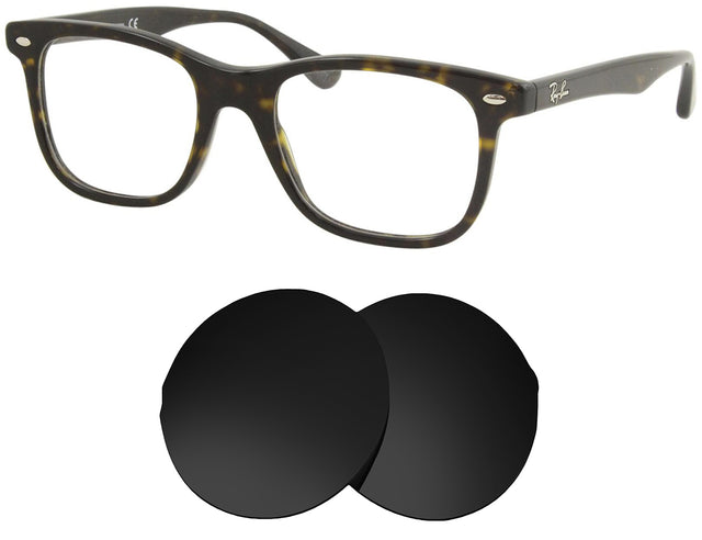 Ray-Ban RB5248 (55mm)-Replacement Lenses-Volcanic Black-Non-Polarized-Seek Optics