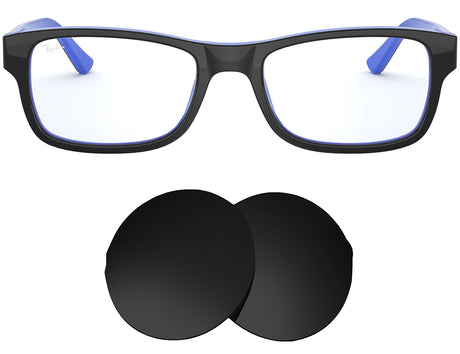 Ray-Ban RB5268 (50mm)-Replacement Lenses-Volcanic Black-Non-Polarized-Seek Optics