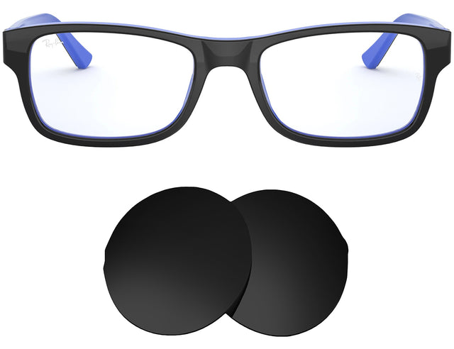 Ray-Ban RB5268 (52mm)-Replacement Lenses-Volcanic Black-Non-Polarized-Seek Optics