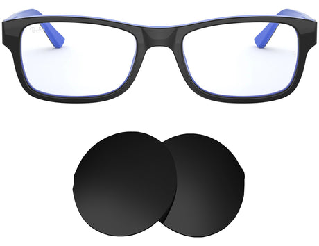 Ray-Ban RB5268 (55mm)-Replacement Lenses-Volcanic Black-Non-Polarized-Seek Optics