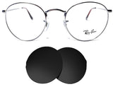 Ray-Ban RB6242 (47mm)-Replacement Lenses-Volcanic Black-Non-Polarized-Seek Optics