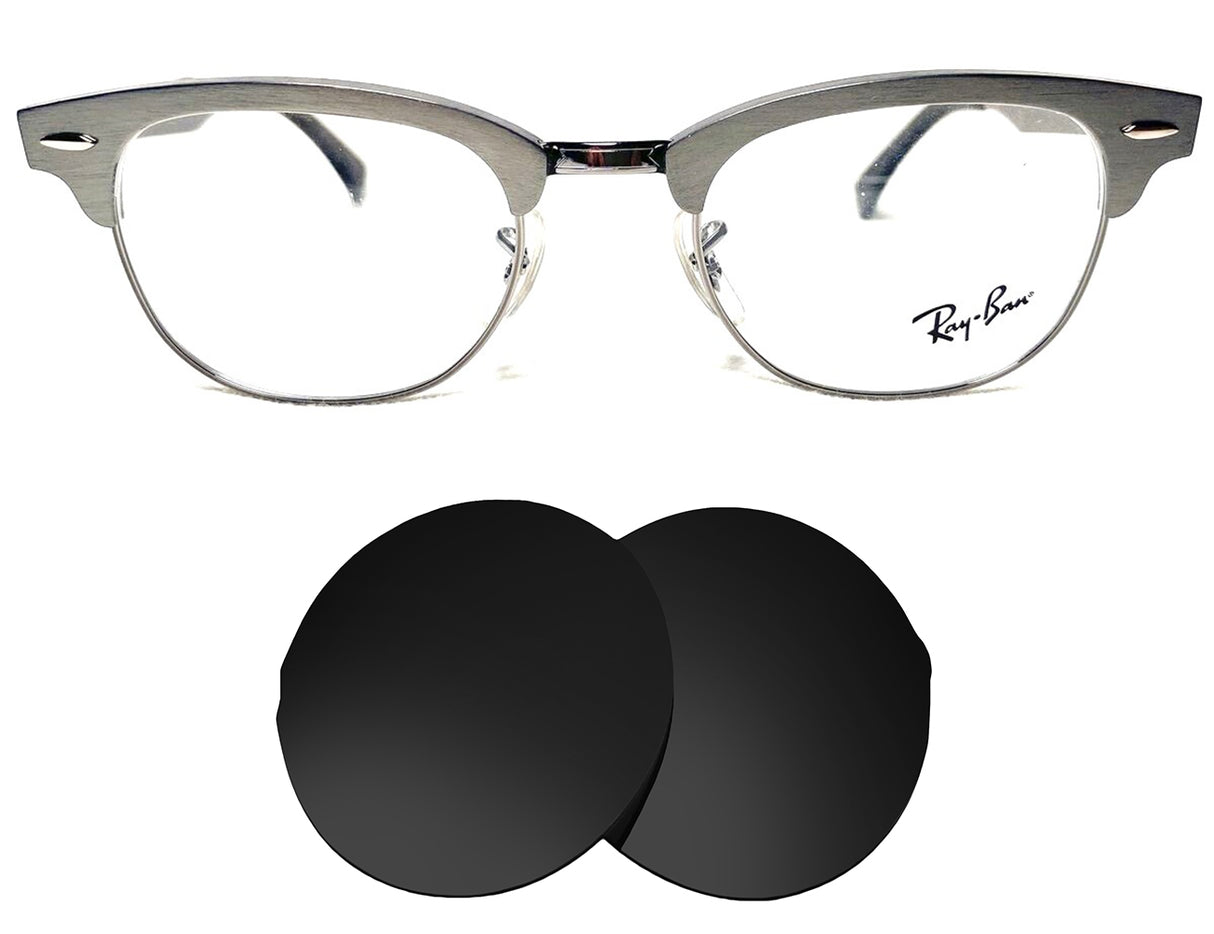 Ray-Ban RB6295 (51mm)-Replacement Lenses-Volcanic Black-Non-Polarized-Seek Optics
