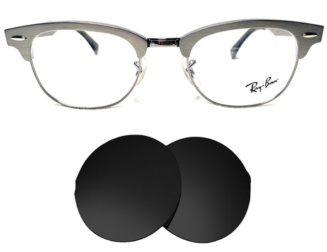 Ray-Ban RB6295 (51mm)-Replacement Lenses-Volcanic Black-Non-Polarized-Seek Optics