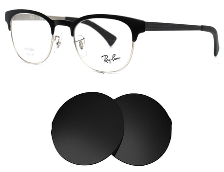 Ray-Ban RB6317 (51mm)-Replacement Lenses-Volcanic Black-Non-Polarized-Seek Optics